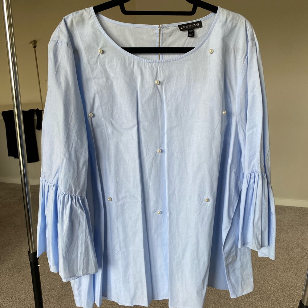 Lane Bryant Powder Blue Tunic